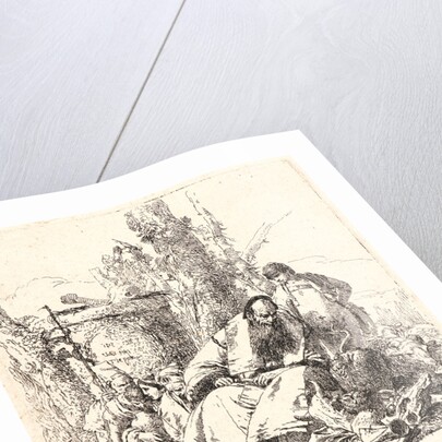 Seated Magician (Le Magician Assis et Observant des Cranes), 1737 by Giovanni Battista Tiepolo