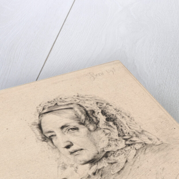 Madame Suzanne Rose, 1861 by Paul-Adolphe Rajon