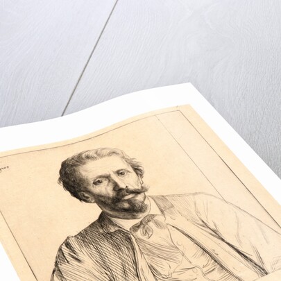 Portrait of the Printer, Auguste Delâtre by Alphonse Legros