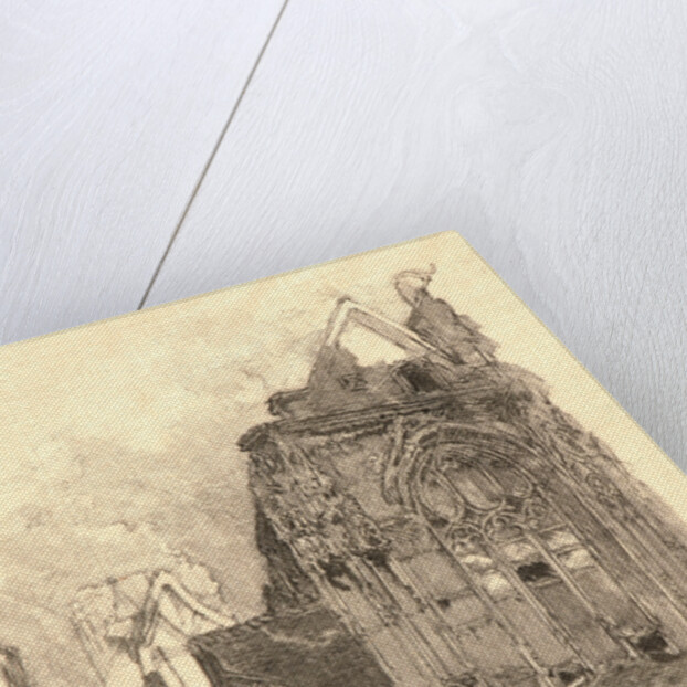 St.-Etienne-des-Tonneliers, Rouen, 1888 by Auguste Louis Lepère