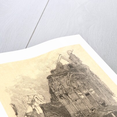 St.-Etienne-des-Tonneliers, Rouen, 1888 by Auguste Louis Lepère