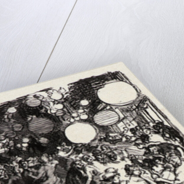 Le 14 Juillet a Belleville, 2 heures du matin, 1897 by Auguste Louis Lepère