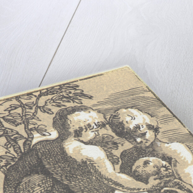 Two Boys Caressing a Lamb by Antonio Maria Zanetti I