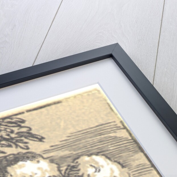 Two Boys Caressing a Lamb by Antonio Maria Zanetti I