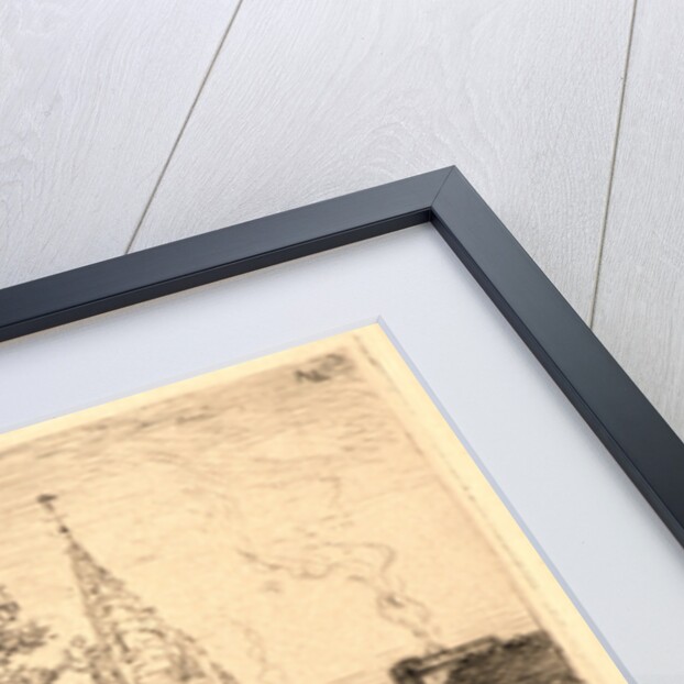 L'Église de Jouy-le-Moutier, 1910 by Auguste Louis Lepère