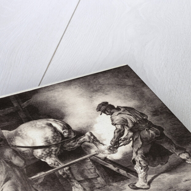 The Flemish Blacksmith (Le Maréchal Flamand), 1822 by Théodore Géricault