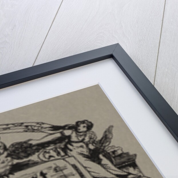 Faust: portfolio cover (front), 1828 by Eugène Delacroix