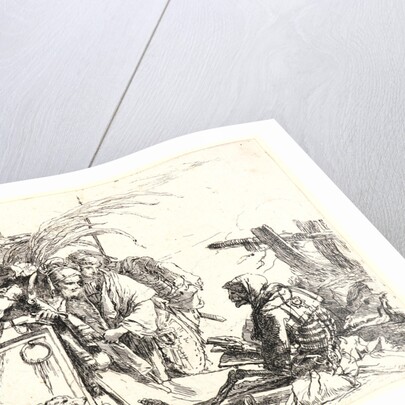 An Audience with Death (La Mort Donnant Audience), 18th century by Giovanni Battista Tiepolo