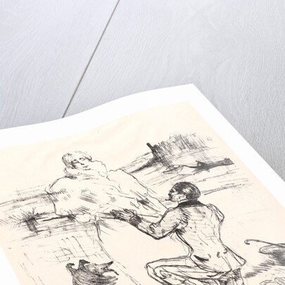 The Declaration (La Déclaration), 1898 by Henri de Toulouse-Lautrec