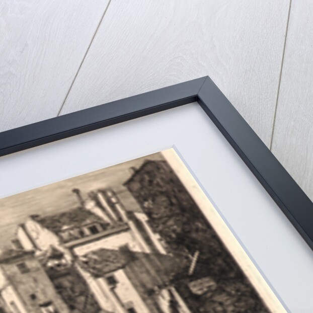 Demolition for the Building of the Rue des Ecoles (Démolitions pour le percement de la rue des Écoles), 19th century by Maxime Lalanne