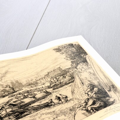 Les Bords de la Seine, by Auguste Louis Lepère