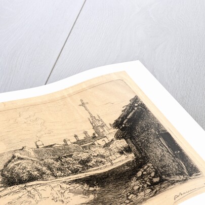 Le Calvaire, St. Jean de Monts, 1909 by Auguste Louis Lepère