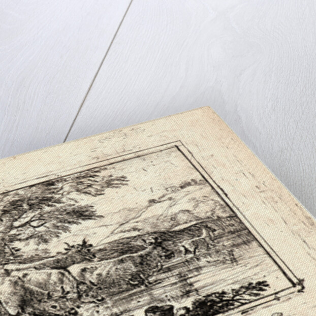 Cattle Drinking, 17th century by Claude Lorrain