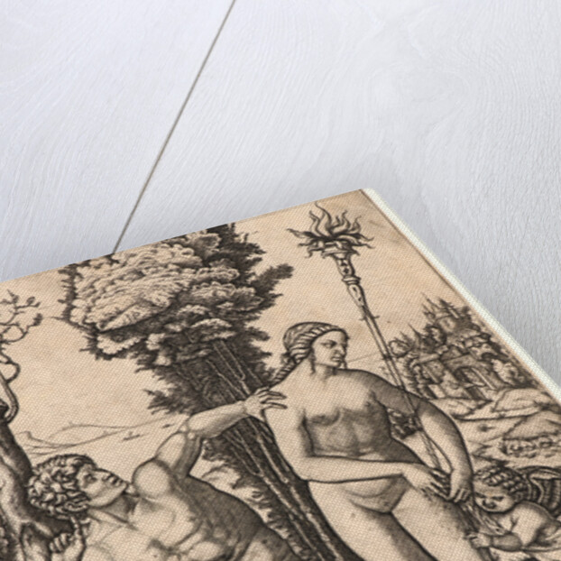 Mars, Venus, and Amor, 1508 by Marcantonio Raimondi