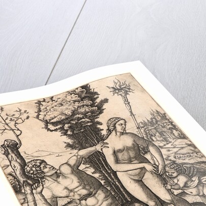 Mars, Venus, and Amor, 1508 by Marcantonio Raimondi