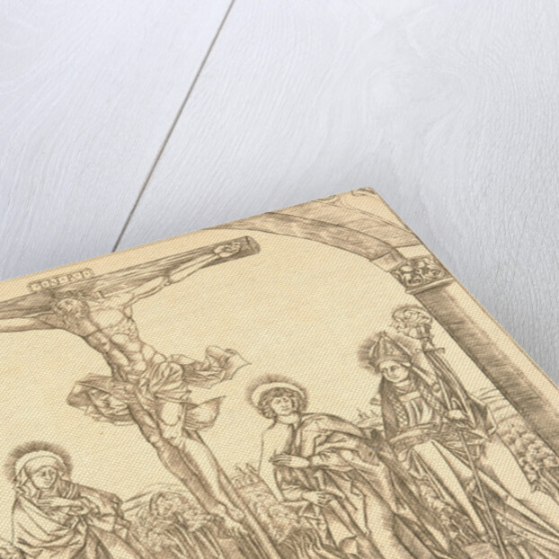 Christ on the Cross with the Virgin and St. Afra, St. John and St. Ulrich, by Hans Rogel