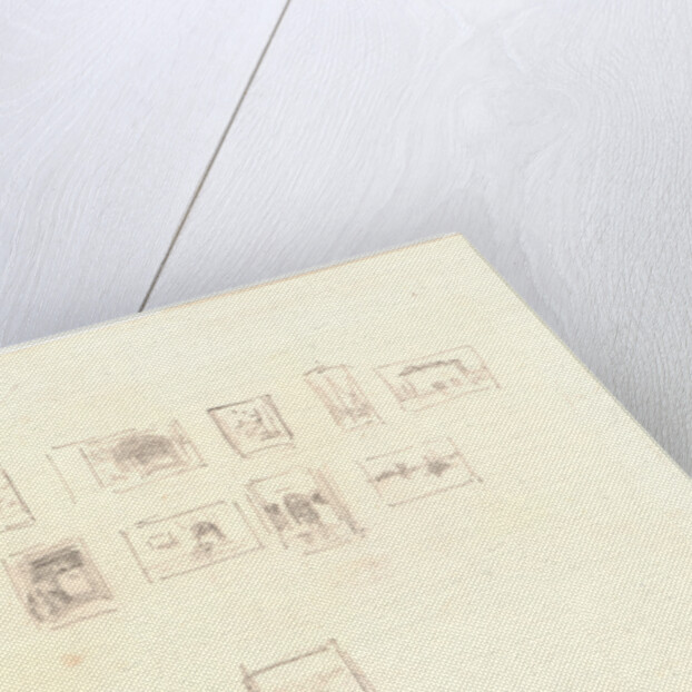 Sketch for the Selection and Arrangement of Whistler's First Venice Set, ca. 1879-1880 by James McNeill Whistler