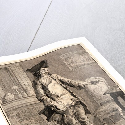Postman Delivering a Letter, 1768 by Jean-Baptiste Tilliard