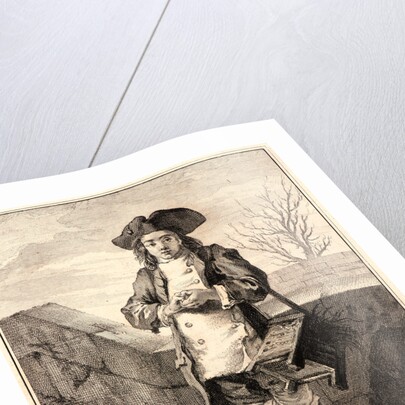 Shoe Black (by a wall), 1768 by Jean-Baptiste Tilliard