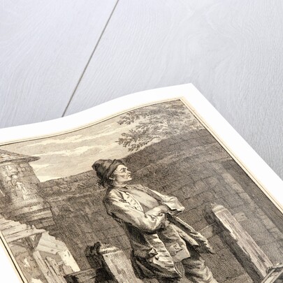 Wood Sawyer, 1768 by Jean-Baptiste Tilliard