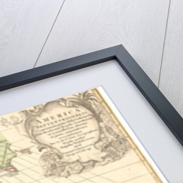 America Septentrionalis, 18th century by Tobias Conrad Lotter