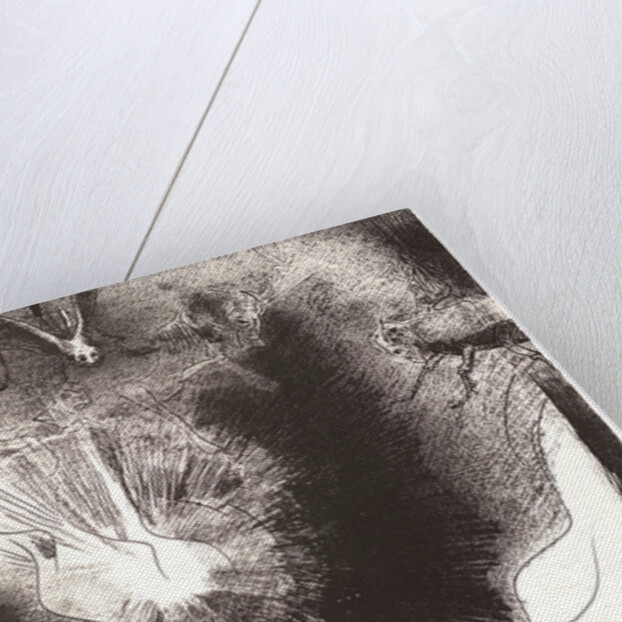 And there fell a great star from heaven, burning as it were a lamp, 1899 by Odilon Redon