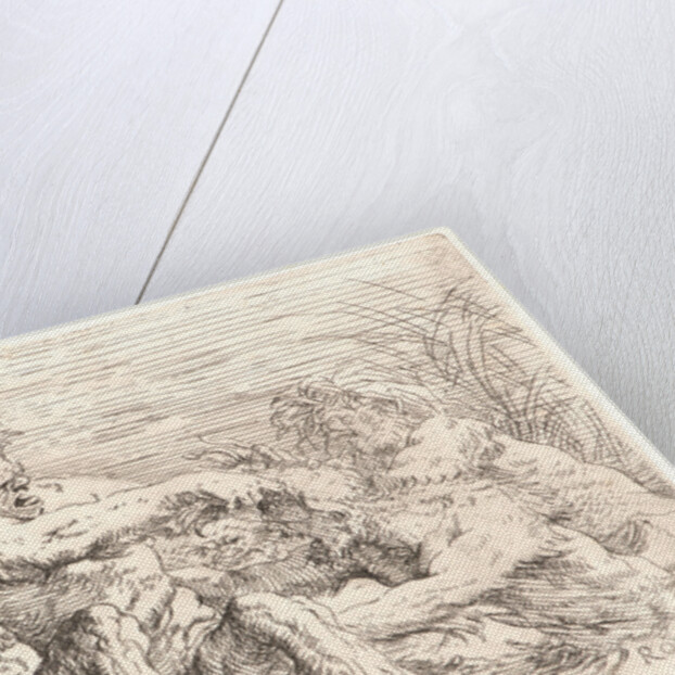 Combat of Tritons with Naiade, 17th century by Salvator Rosa