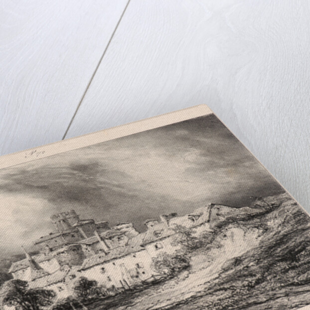 Château de Font-Gibaud, 1830 by Eugène Isabey