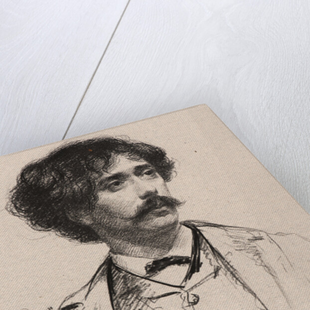 Portrait of the Spanish Composer and Violinist, Pablo de Sarasate y Navascués, 1885 by Paul-Adolphe Rajon