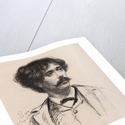 Portrait of the Spanish Composer and Violinist, Pablo de Sarasate y Navascués, 1885 by Paul-Adolphe Rajon