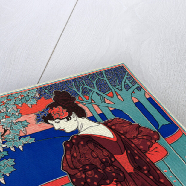 Woman with Peacocks (La Femme au Paon), ca. 1897 by Louis John Rhead