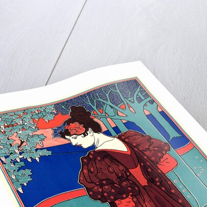 Woman with Peacocks (La Femme au Paon), ca. 1897 by Louis John Rhead