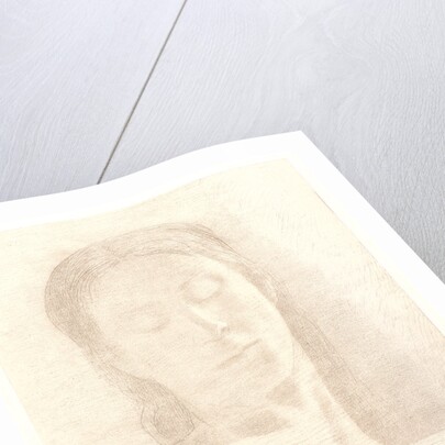 Closed Eyes (Yeux clos), 1890 by Odilon Redon