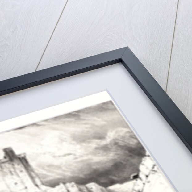 Donjon du Chateau de Polignac, 1830 by Eugène Isabey