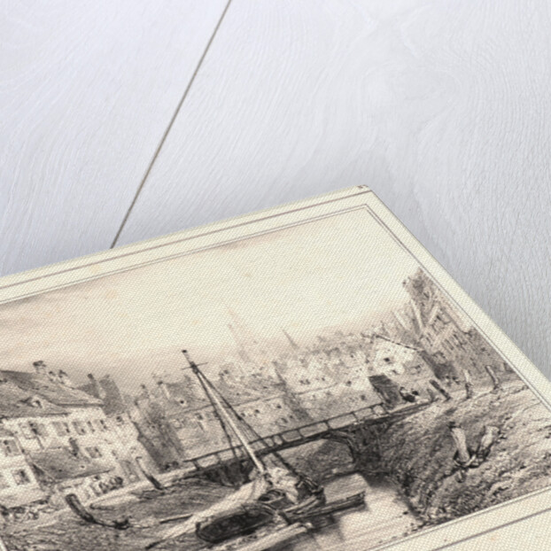 Vue de Caën, 1832 by Eugène Isabey