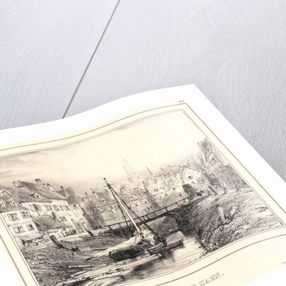 Vue de Caën, 1832 by Eugène Isabey