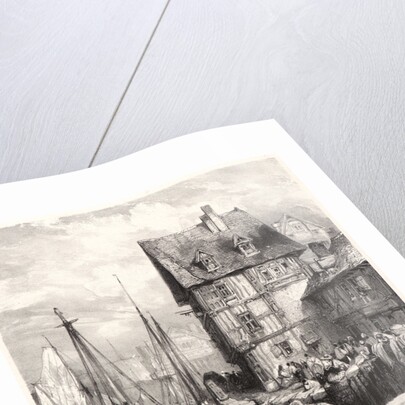 Intérieur d'un port, 1833 by Eugène Isabey