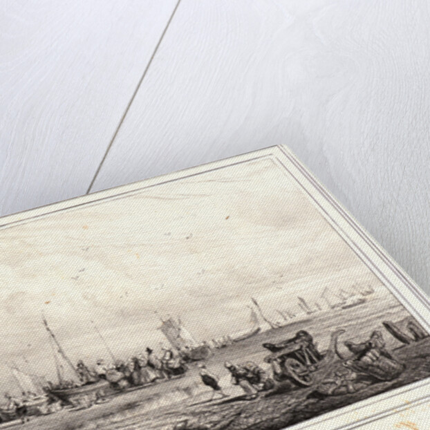 Arrival of the Boats (Arrivée des Barques), ca. 1832 by Paul Huet