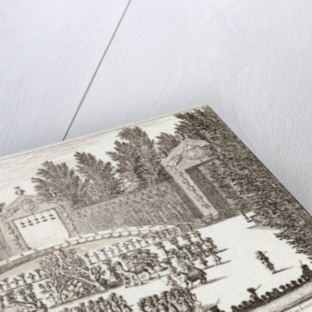 Plate from Premiere Journee, 17th century by Israël Silvestre