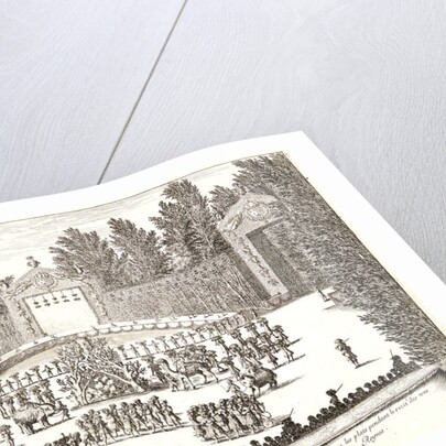 Plate from Premiere Journee, 17th century by Israël Silvestre