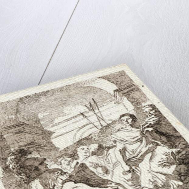 Mucius Scevola before Porsenna, ca. 1763-1764 by Jean-Honoré Fragonard