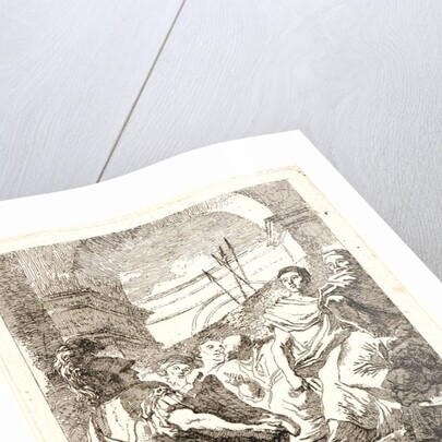 Mucius Scevola before Porsenna, ca. 1763-1764 by Jean-Honoré Fragonard