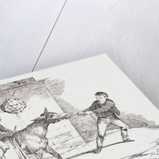 Three Boys Playing with an Ass, 1820 by Théodore Géricault