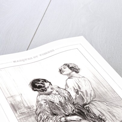 If I were you I would blame him for all of my faults and that would be the end of it by Paul Gavarni