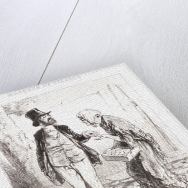 Charitable sir, may God save your sons from my daughters by Paul Gavarni