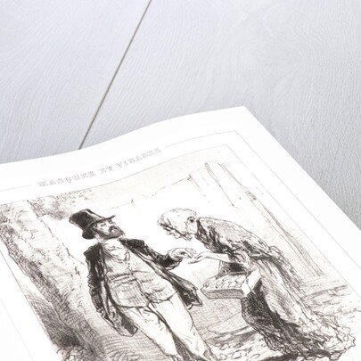 Charitable sir, may God save your sons from my daughters by Paul Gavarni