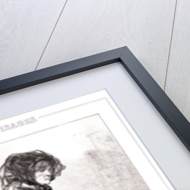 I express my condolences, Madame, widow of the world by Paul Gavarni