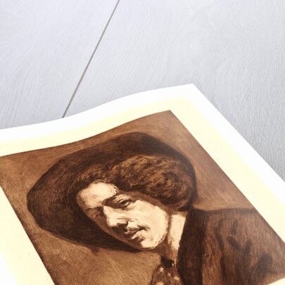 Portrait of Whistler after His Self- Portrait, Aged 20 by Henri Charles Guérard