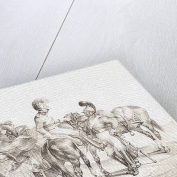 A Party of Life Guards, 1821 by Théodore Géricault