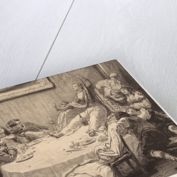 La Chanson de Table, 1852 by Paul Gavarni